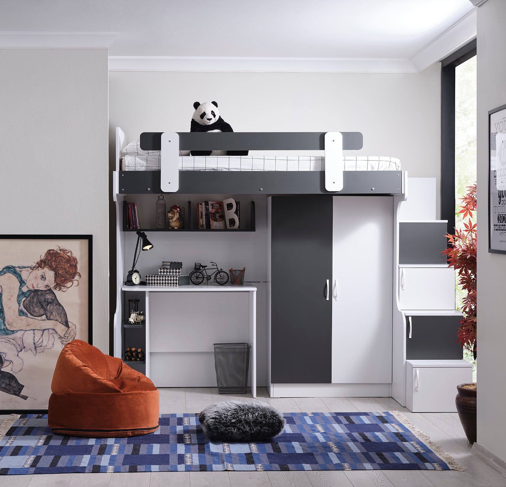 Dublex kledingkast - 2 deurs.