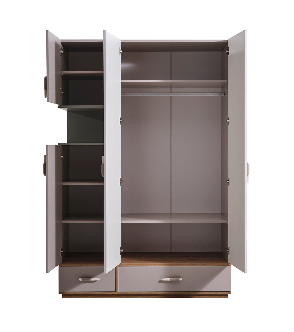 Latte - Kledingkast - 3deurs