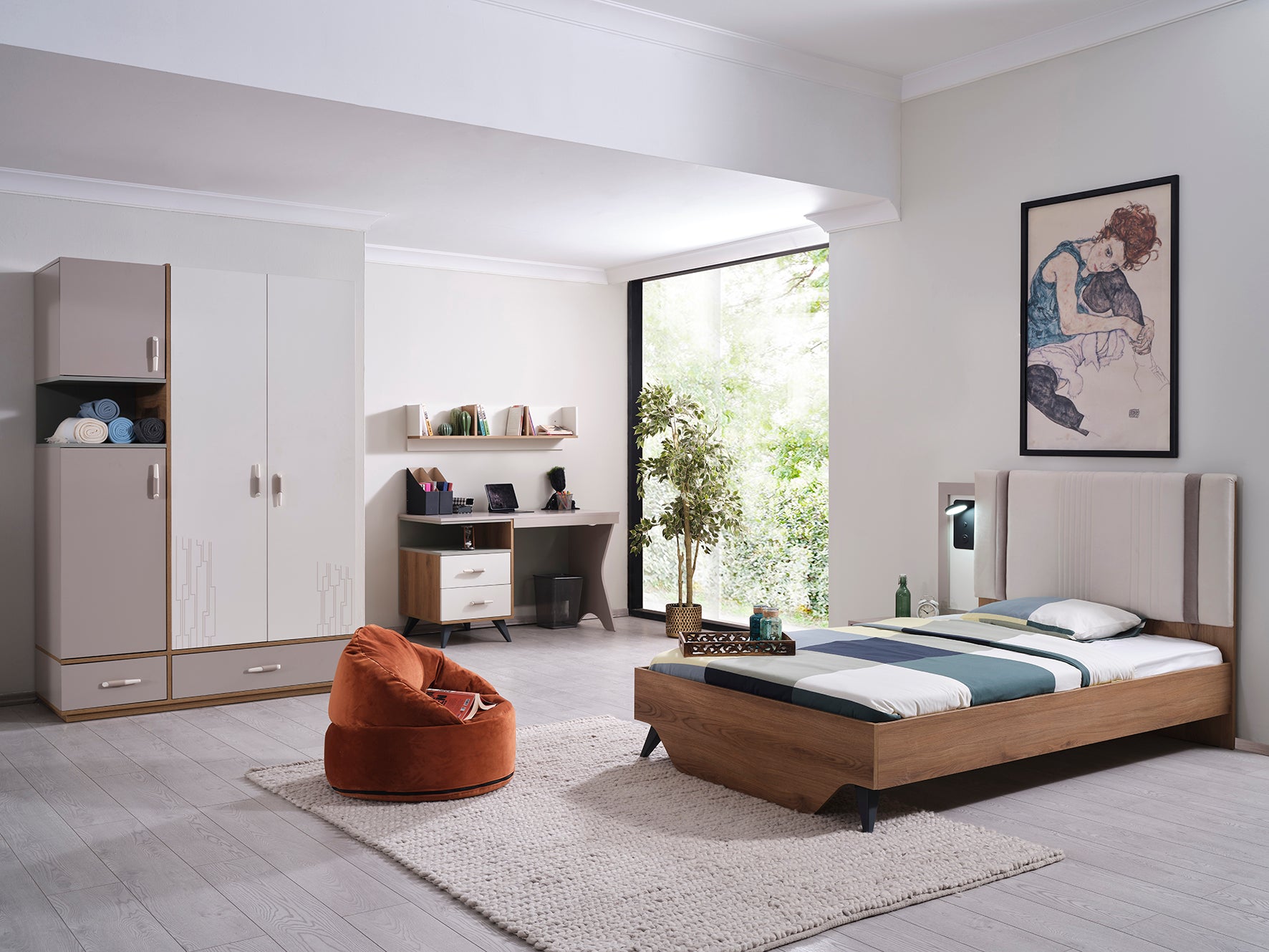 Latte Slaapkamer Set